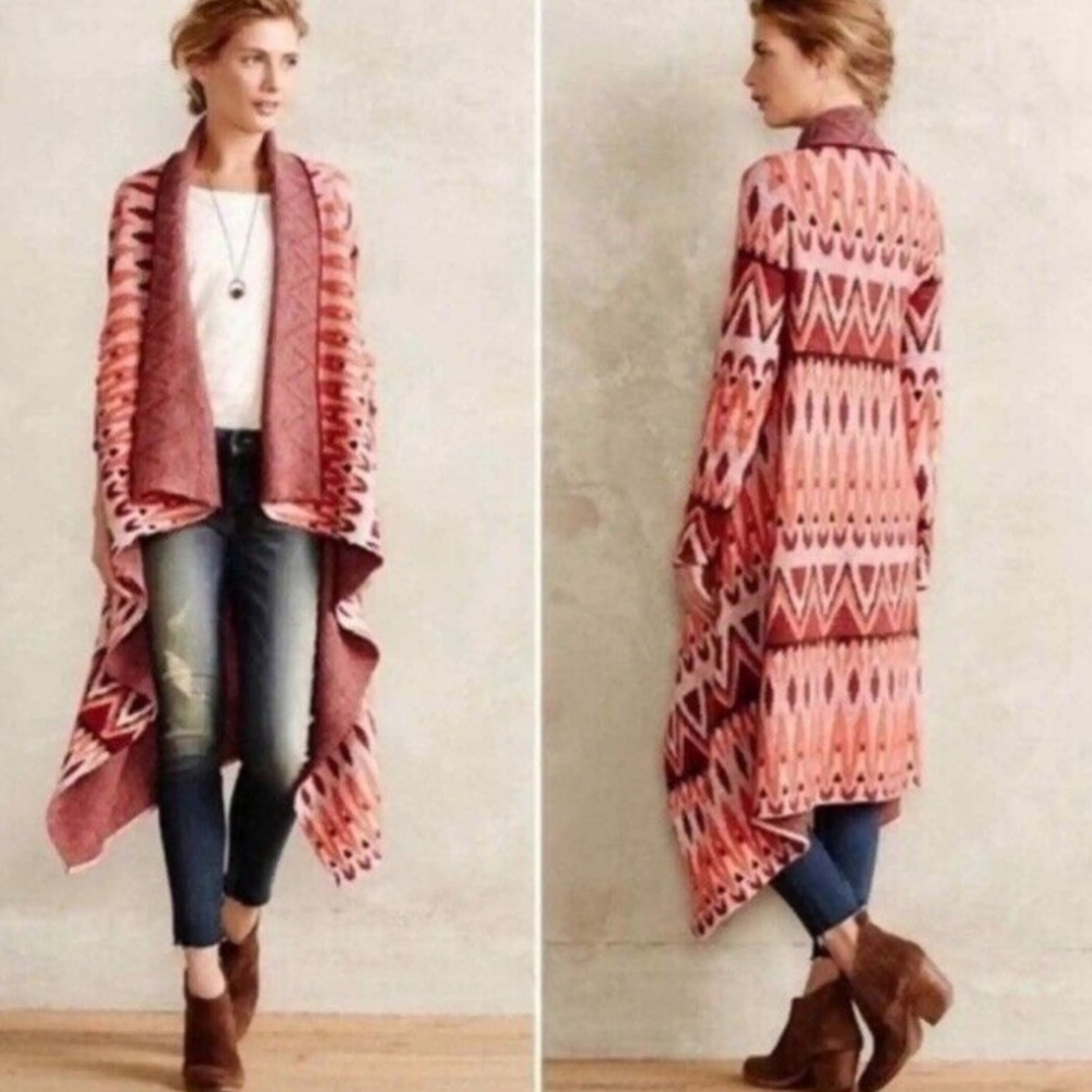 Anthropologie Sleeping on Snow Cardigan